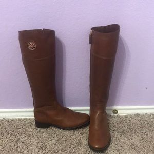 Tory Burch Brown Riding Boots
